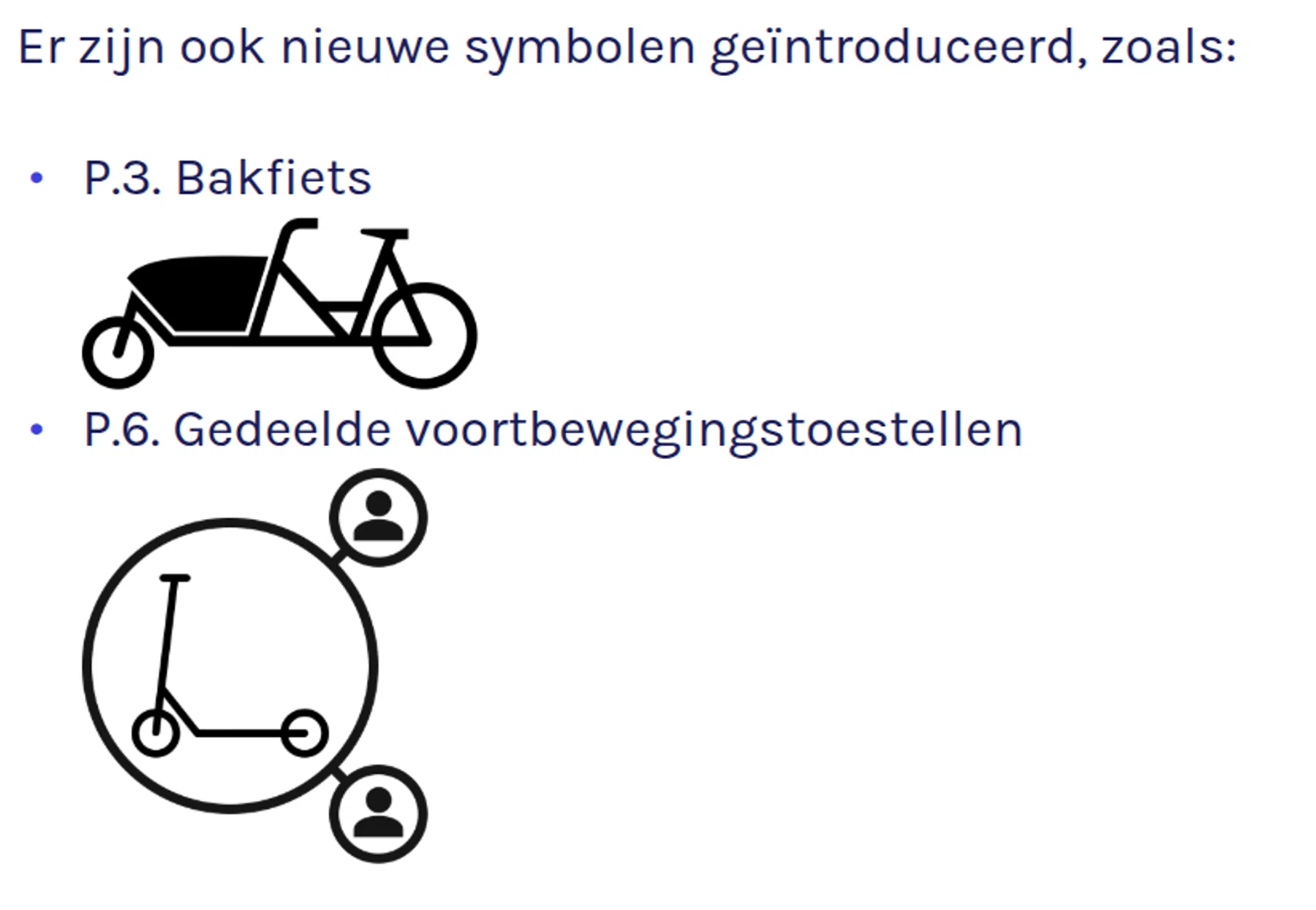 Nieuwe verkeerstekens in België
